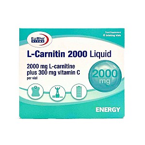 ویال ال کارنیتین 2000 یوروویتال | افزایش انرژی به واسطه سوزاندن چربی