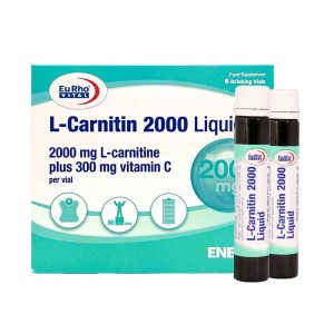 ویال ال کارنیتین 2000 یوروویتال | افزایش انرژی به واسطه سوزاندن چربی