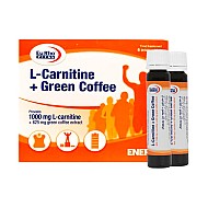 ویال خوراکی ال کارنیتین و قهوه سبز یوروویتال | تامین انرژی و کمک به چربی سوزی موثر