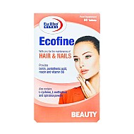 قرص اکوفاین یوروویتال 60 عددی | مکمل ویژه برای سلامت مو و ناخن