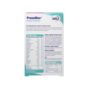 قرص و کپسول پرینامکس دیورینگ پرگننسی یوروویتال | مخصوص دوران بارداری