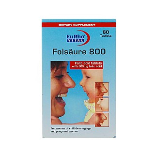 فولیک اسید 800 یوروویتال 