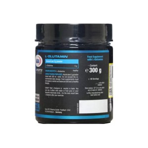 پودر ال گلوتامین 5000 یوروویتال 300 گرمی | گلوتامین خالص برای ریکاوری عضلات