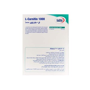 قرص ال کارنیتین 1000 یوروویتال 60 عددی | کمک به چربی سوزی و لاغری
