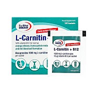 ساشه ال کارنیتین ب12 یوروویتال | افزایش انرژی و کمک به چربی سوزی