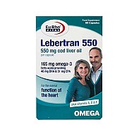 کپسول لبرترن 550 یوروویتال | حاوی امگا3 برای سلامت قلب و سیستم ایمنی