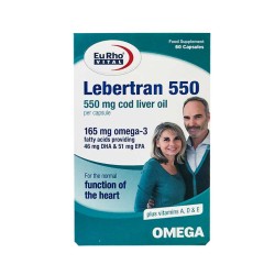 کپسول لبرترن 550 یوروویتال | حاوی امگا3 برای سلامت قلب و سیستم ایمنی