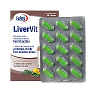 کپسول لیور ویت یوروویتال | ترکیبی کامل برای سلامت کبد چرب