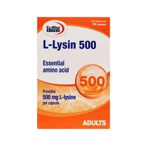 کپسول ال لیزین 500 یوروویتال | آمینو اسید ضروری برای سلامت بدن