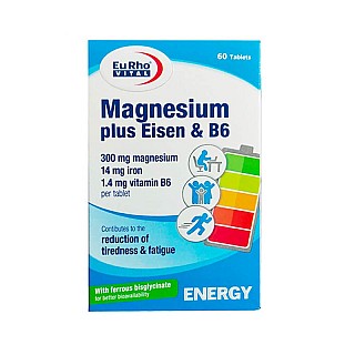 منیزیم پلاس آیزن و B6 یوروویتال