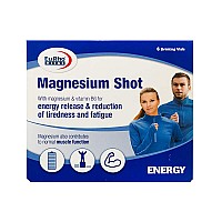 ویال منیزیم شات یوروویتال | 6 عدد | افزایش انرژی به همراه ویتامین ب6