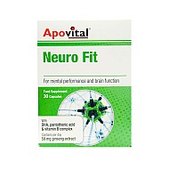 کپسول نوروفیت آپوویتال 30 عددی | ارتقای عملکرد ذهنی و مغزی