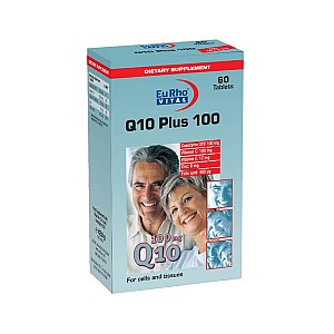 قرص کیوتن پلاس 100 یوروویتال 60 عددی | حفظ سلامت قلب با ترکیبات آنتی اکسیدانی