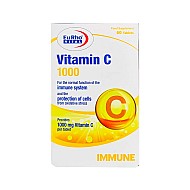 قرص ویتامین ث یوروویتال 60 عددی | 1000 میلی گرم و حفظ سلامت سیستم ایمنی 