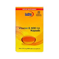 کپسول ویتامین ای 400 طبیعی یوروویتال | 60 عدد | تامین ویتامین ای مورد نیاز بدن