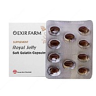 کپسول رویال ژلی اکسیر فارم | حاوی 250 میلی گرم رویال ژلی برای سلامت بدن