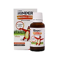 قطره مولتی پلاس کیندر | حاوی تمام ویتامین های مورد نیاز کودکان