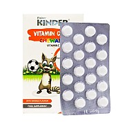 قرص جویدنی ویتامین ث 250 کیندر | مناسب برای تقویت سیستم ایمنی کودکان