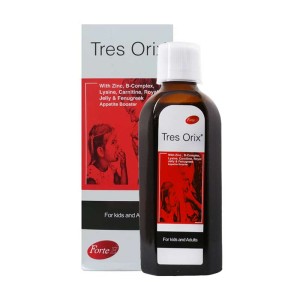 شربت اشتها آور تریس اوریکس فورت ای | کمک به افزایش اشتها و رشد کودکان و نوجوانان