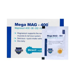 ساشه مگا مگ 400 فرش مورنینگ | مکمل منیزیم ب6، ب12 و فولیک اسید