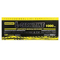 قرص ال کارنیتین 1000 میلی گرم ژن استار 120 عددی | چربی سوز و لاغری