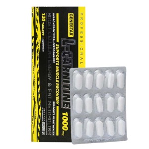 قرص ال کارنیتین 1000 میلی گرم ژن استار 120 عددی | چربی سوز و لاغری
