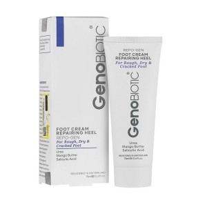 کرم رفع ترک پا ژنوبایوتیک | ترمیم کننده، لایه بردار و رطوبت رسان 