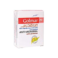 صابون گیاهی آنتی باکتریال گلمر 100 گرم | حاوی تری کلوزان 0/3 درصد