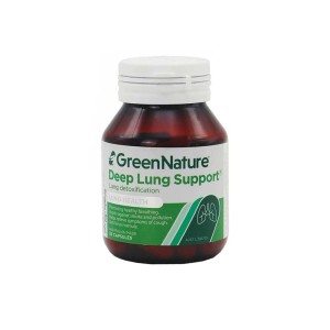 کپسول دیپ لانگ ساپورت گرین نیچر 30 عدد | مکمل گیاهی برای تقویت سیستم ایمنی و عفونت های تنفسی