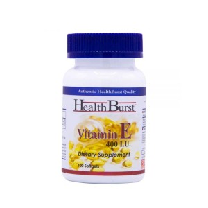 کپسول ژلاتینی ویتامین ای 400 هلث برست | 100 عدد | حفظ سلامت عمومی بدن