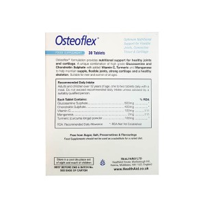 قرص استئوفلکس هلث اید 30 عددی | حاوی گلوکزامین و کندروئتین برای سلامت مفاصل