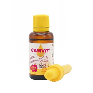 قطره کامویت های هلث | ویتامین آ د برای نوزادان از بدو تولد