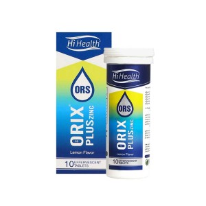 قرص جوشان اوریکس پلاس زینک او آر اس های هلث | جبران آب و املاح از دست رفته بدن