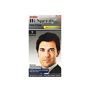 کیت رنگ مو مردانه های اسپیدی شماره 7 - مشکی طبیعی | با تاثیر فوری