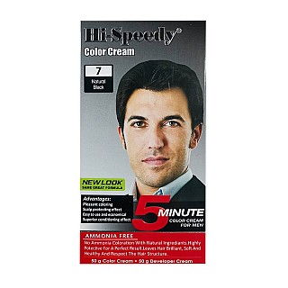 کیت رنگ مو مردانه های اسپیدی شماره 7 - مشکی طبیعی | با تاثیر فوری