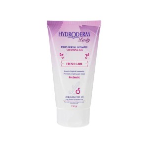 ژل بهداشتی دوشیزگان هیدرودرم 150 گرم | رفع بوی نامطبوع و حاوی پری بیوتیک