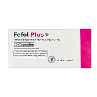 کپسول ففول پلاس اینترافارم 30 عددی | مکمل رفع کم خونی