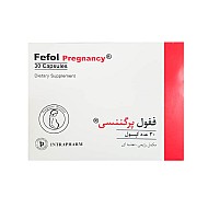 کپسول ففول پرگننسی اینترافارم 30 عددی | مولتی ویتامین دوران بارداری