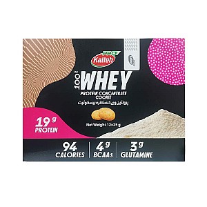 ساشه پروتئین وی کاله | 12 عدد | کمک به عضله سازی با پروتیین کنسانتره