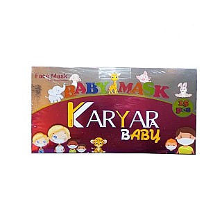 ماسک سه لایه کودک کاریار 15 عددی | وکیوم شده و کاملا بهداشتی برای جلوگیری از عفونت های ویروسی