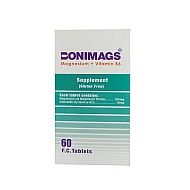 قرص بونی مگز کیمیا آرا | منیزیم ب6 برای سلامت اعصاب و عضله