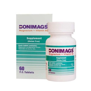 قرص بونی مگز کیمیا آرا | منیزیم ب6 برای سلامت اعصاب و عضله