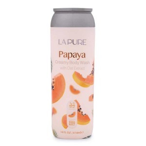 شامپو بدن کرمی پاپایا لپیور | حاوی عصاره جو دوسر برای پوست بدن