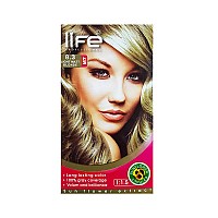 کیت رنگ موی لایف شماره 8.3 | رنگ موی بلوند زیتونی روشن - کج جعبه