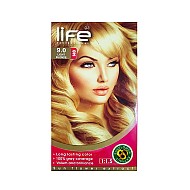 کیت رنگ موی لایف شماره 9 | رنگ موی بلوند روشن - کج جعبه