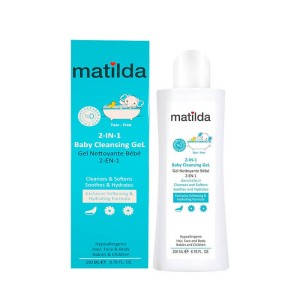 ژل شستشوی کودک 2 در 1 ماتیلدا 200 میلی | پاک کننده ملایم پوست و موی کودک