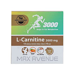 ویال خوراکی ال کارنیتین مکس اونیو 3000 میلی گرم