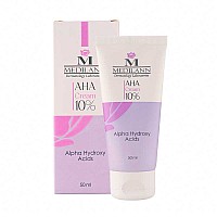 کرم لایه بردار AHA ده درصد مدیلن ۵۰ میلی لیتر |  مناسب انواع پوست