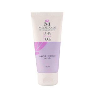 کرم لایه بردار AHA ده درصد مدیلن ۵۰ میلی لیتر |  مناسب انواع پوست