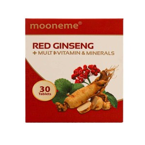 قرص رد جینسینگ مونم اکسیر | مولتی ویتامین مینرال به همراه جینسینگ قرمز